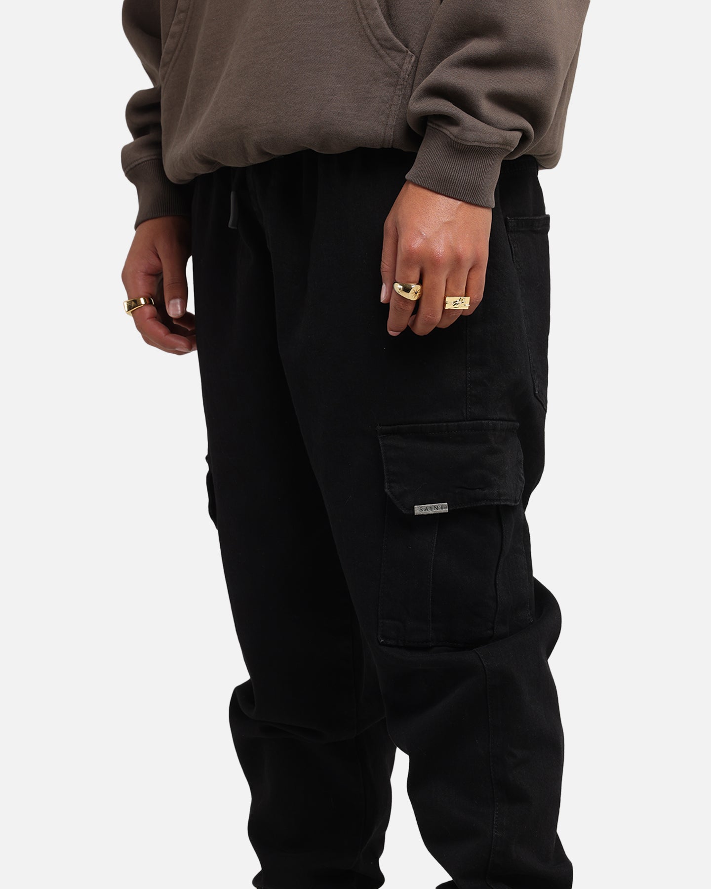 Saint Morta Gothic Cargo Joggers Black Shadow、mySite、zt4zffjzw