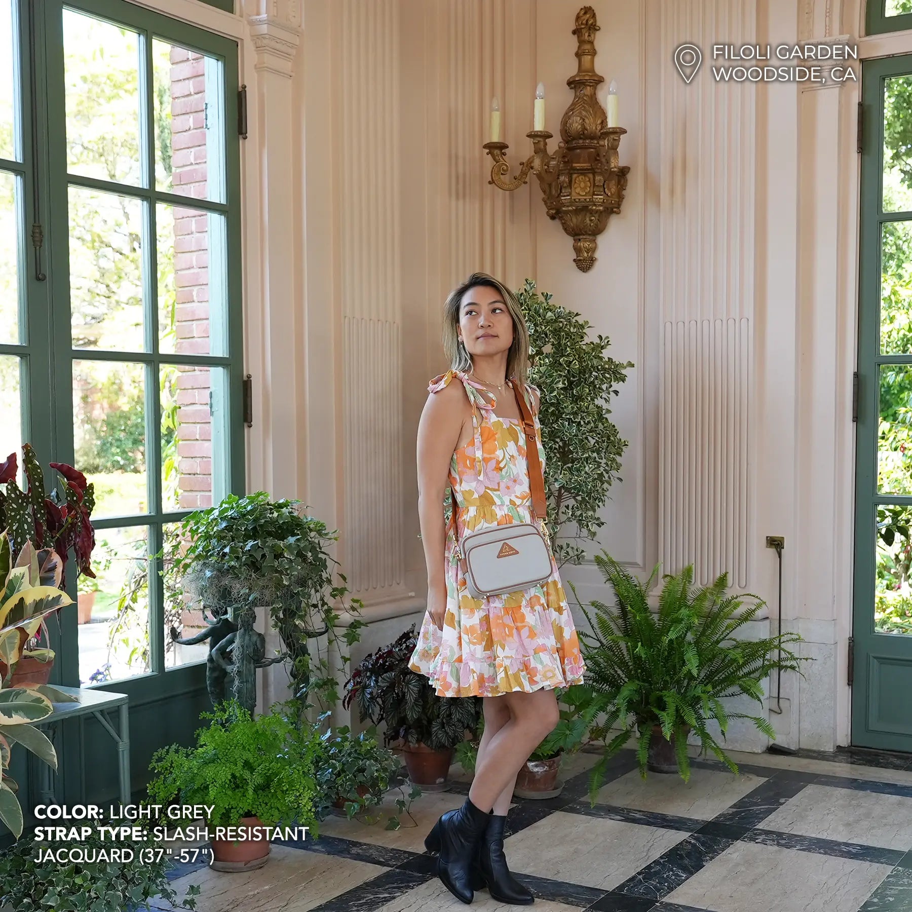 Crissy Full Crossbody with Locking Clasps Strap、mySite、garagedoors4me