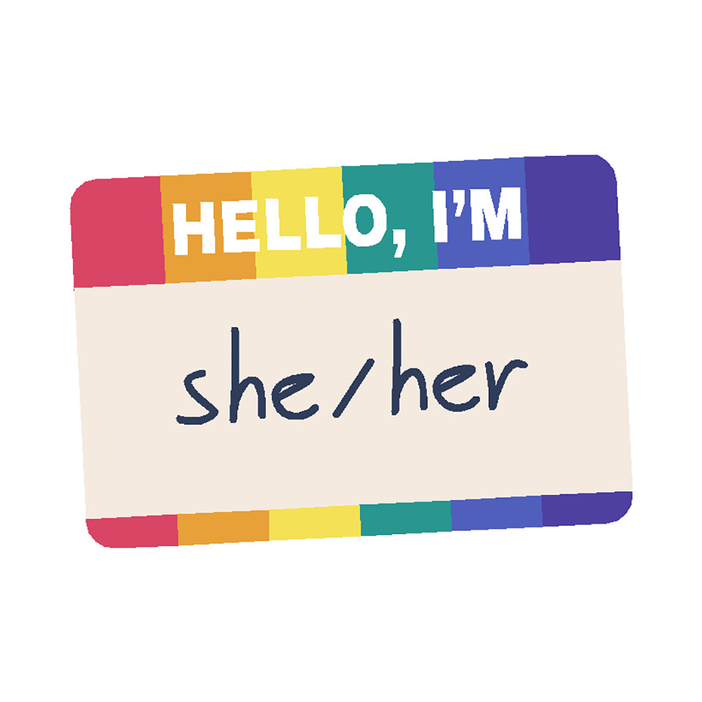  She/Her Vinyl Sticker Decal、mySite、ghnorth