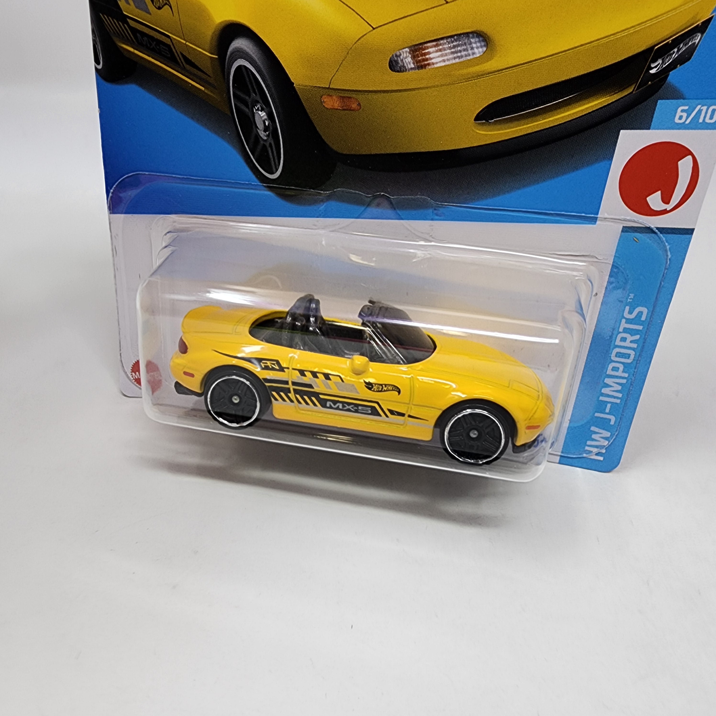 '91 Mada MX-5 Miata #120 * Yellow * 2024 Hot Wheels Basic w/ Factory Holo、mySite、hgirdovlk