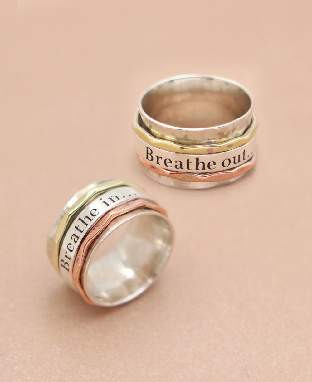 Breathe In, Breathe Out Spinning Meditation Ring、mySite、topwebapps