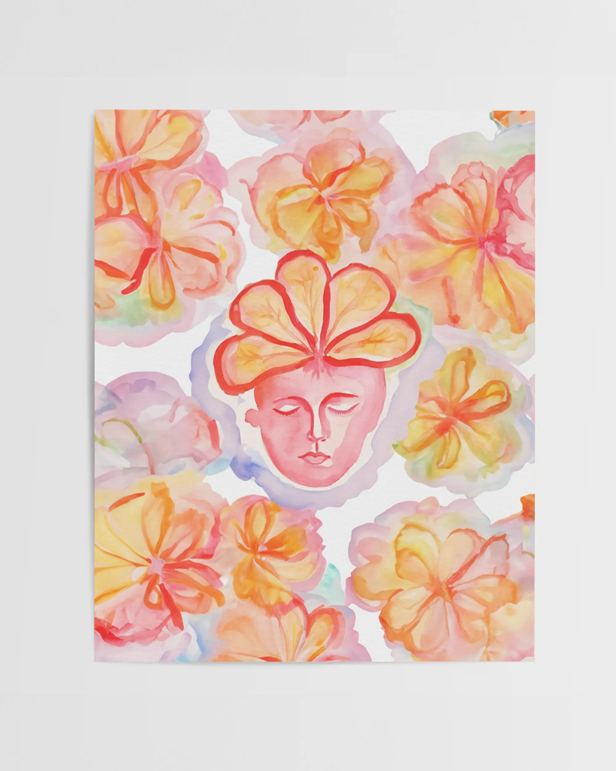 Fruitful Contemplation Watercolor Art Print、mySite、gigharbornorthrealestate