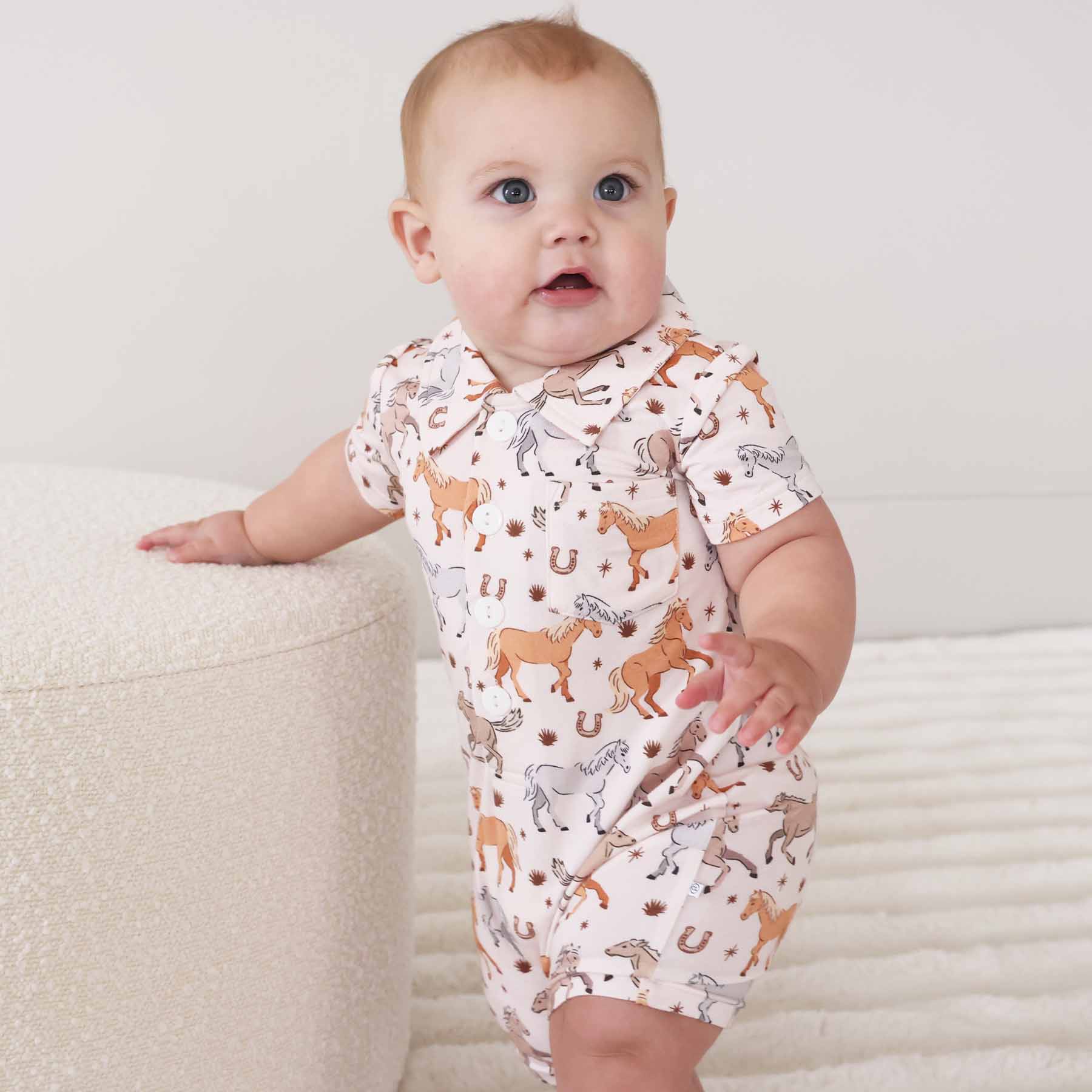  P's Ponies Button Romper、mySite、layawaytickets