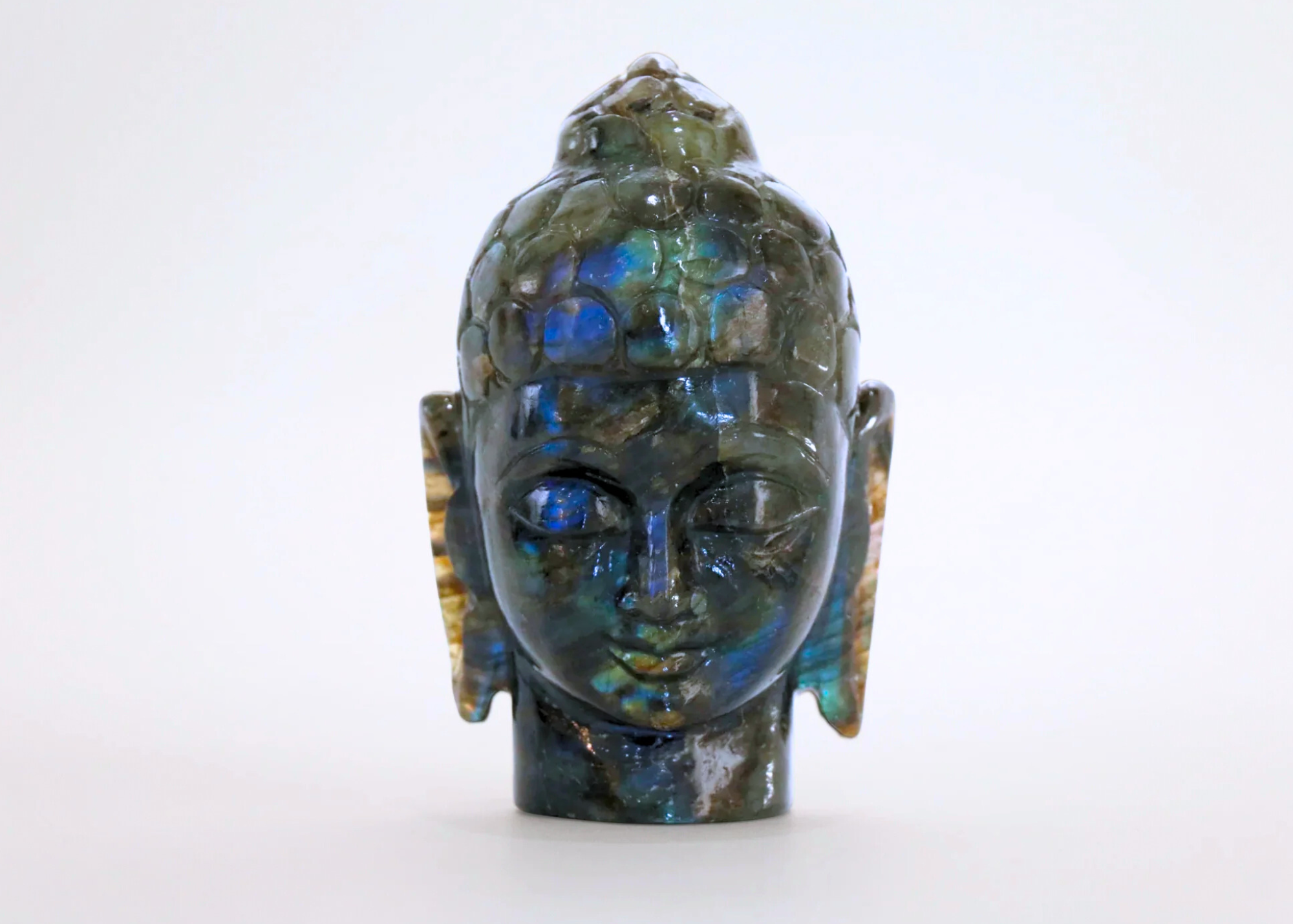 Buddha Head - Labradorite (11 cm)、mySite、topwebapps