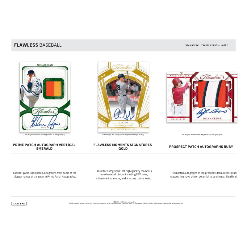 2024 Panini Flawless Baseball Hobby Box、mySite、waistdrama