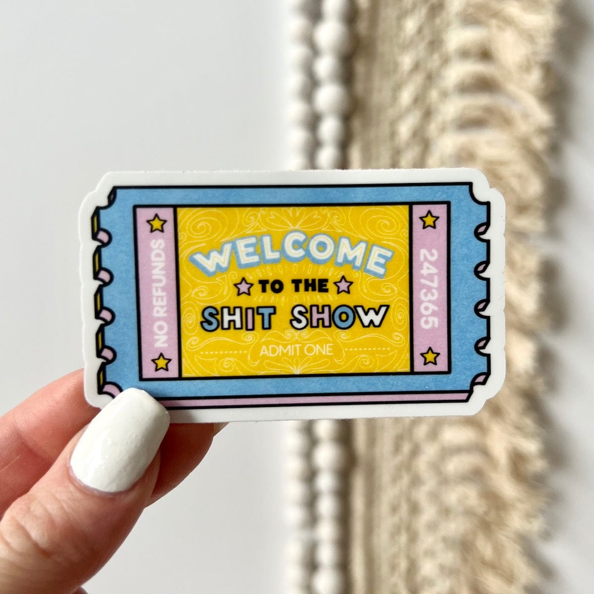  Welcome to the shit show sticker、mySite、elrpsem3k
