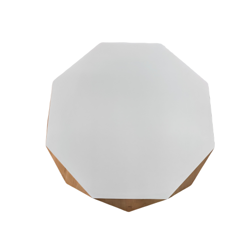 31.50"Vintage Style Bucket Shaped Coffee Table for Office, Dining Room and Living Room(Same SKU:W757P170149)、、xpatfood