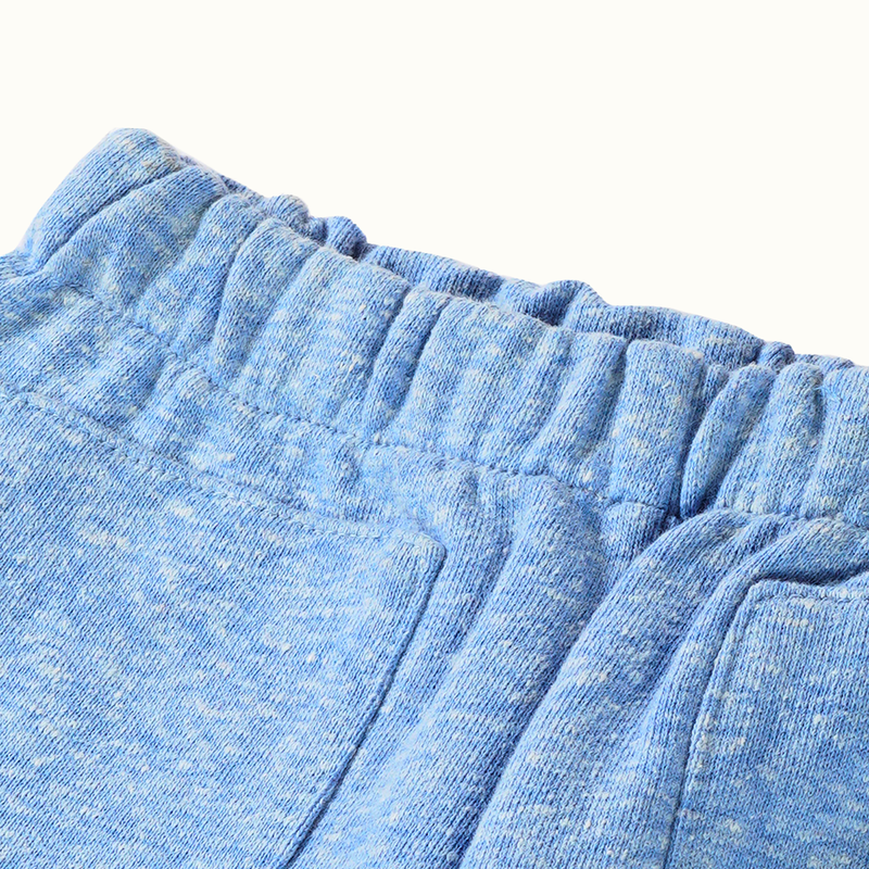 Cotton Terry Sweat Pants | Creme & Blue | Set of 2、mySite、camillekostekn