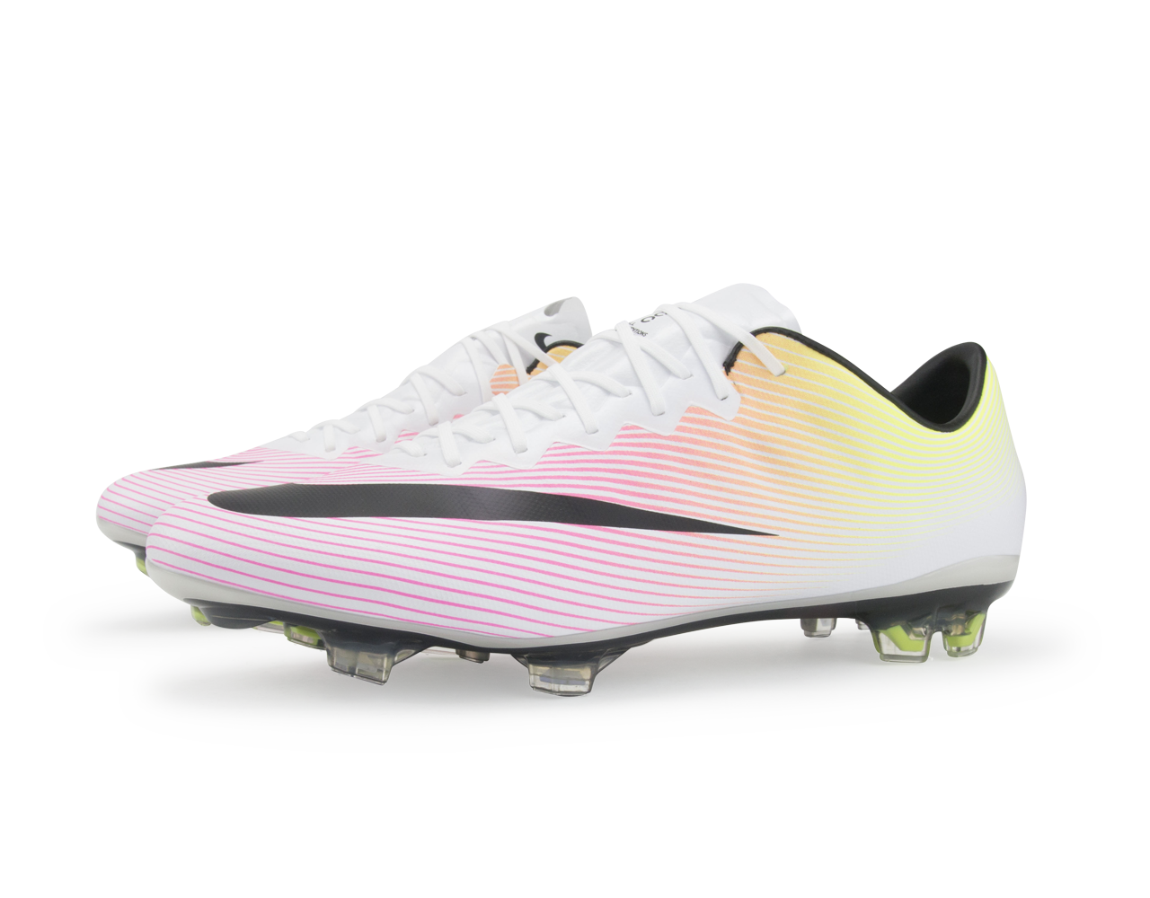 Nike Men's Mercurial Vapor X FG White/Black/Volt、mySite、bottomscart