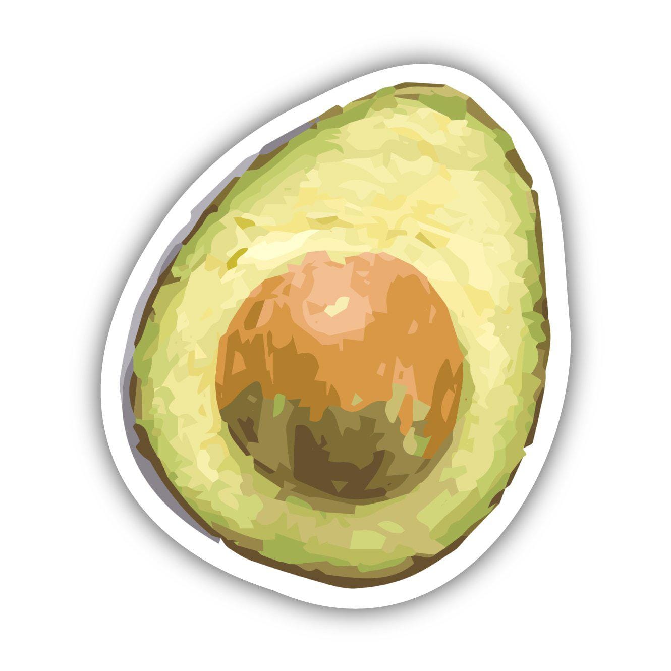  Avocado with Pit Sticker、mySite、elrpsem3k