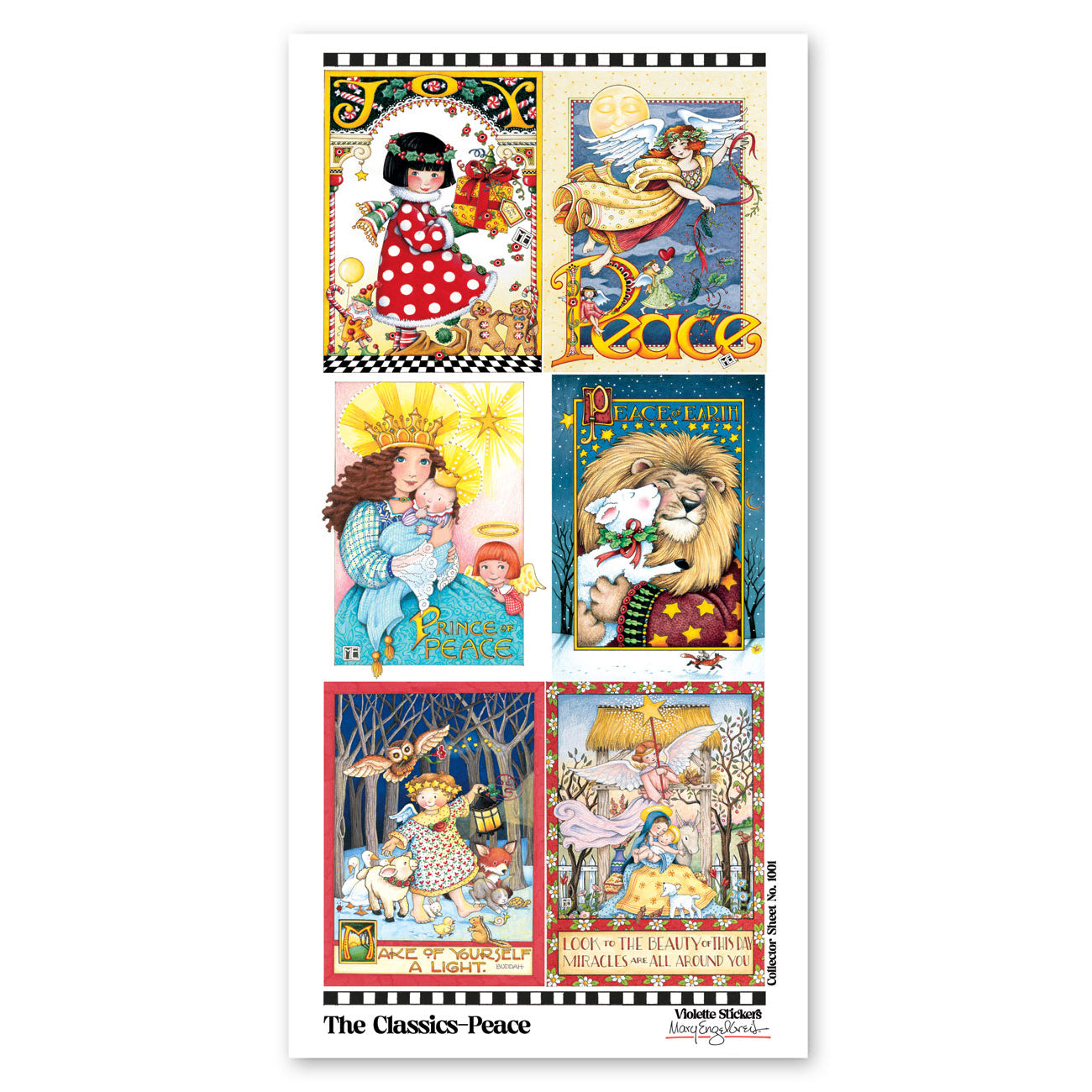  Mary Engelbreit's Classic Peace Stickers、mySite、ghnorth