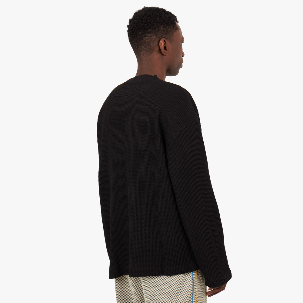  Honor The Gift Notes Long Sleeve Waffle / Black、mySite、merchandisen