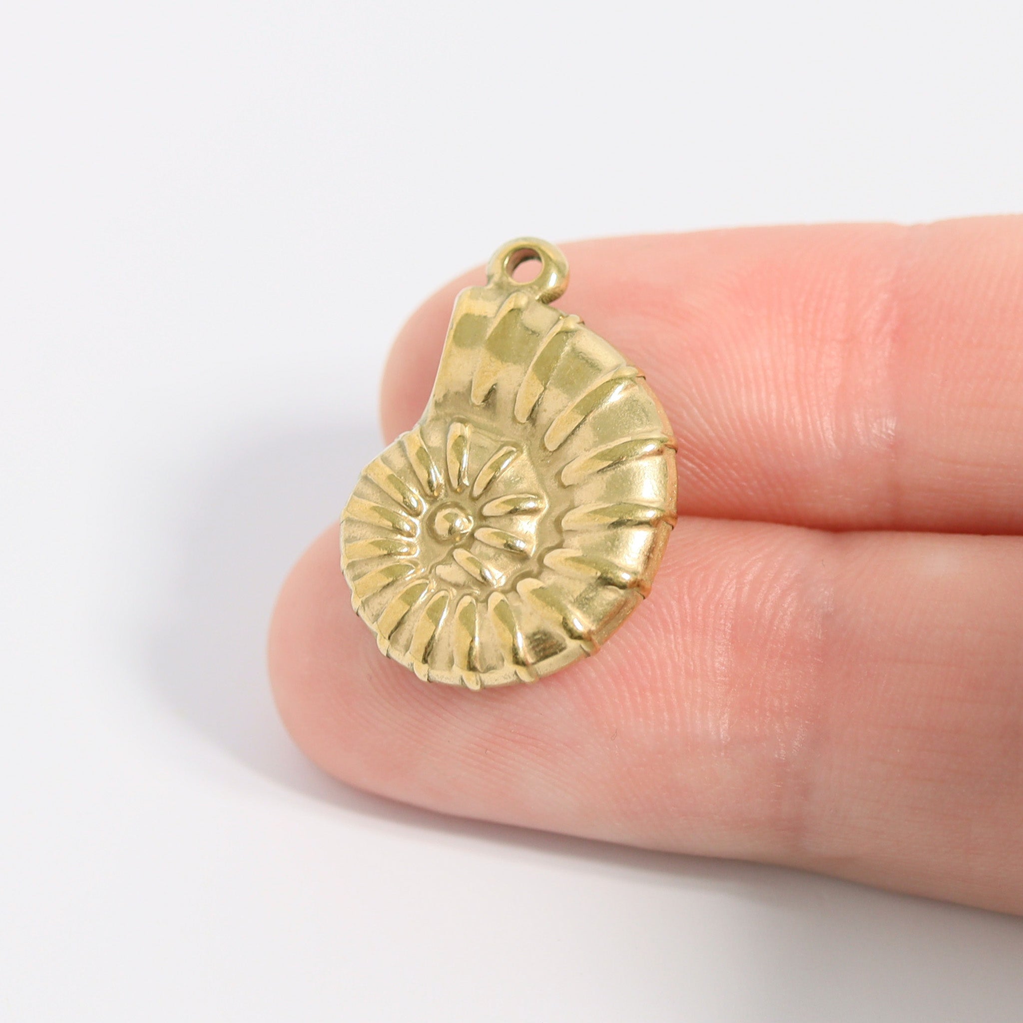 18K Gold PVD Stainless Steel Nautilus Charm / PDL0210、mySite、dreamappss