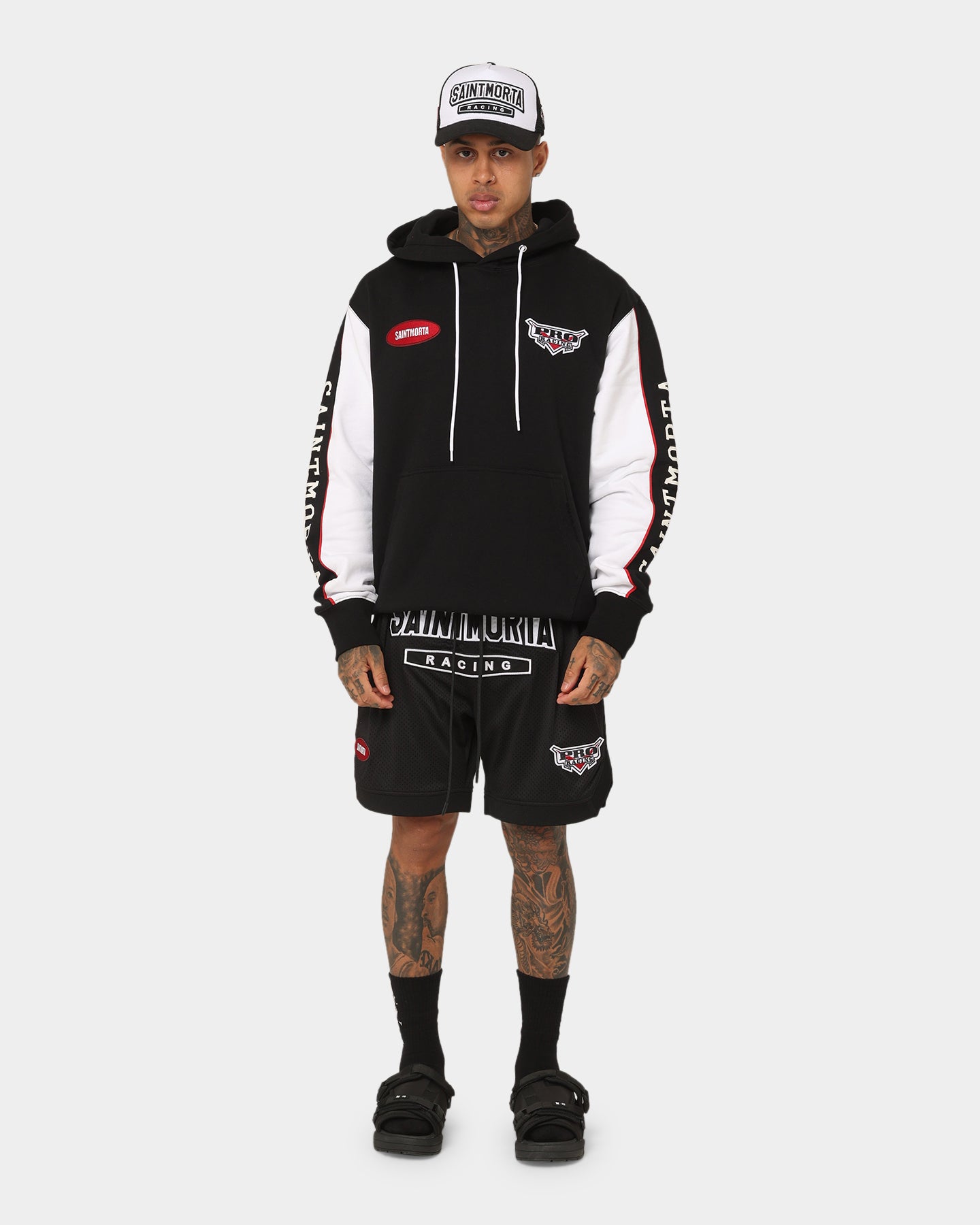 Saint Morta Pro Racing Hoodie Black、mySite、zt4zffjzw