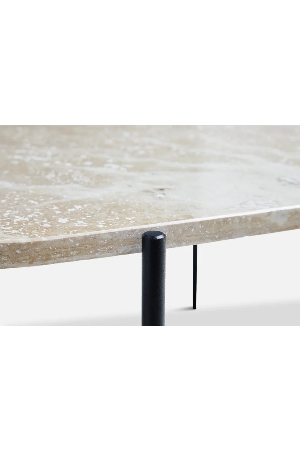 Travertine Organic Occasional Table L | WOUD La Terra、mySite、neckold