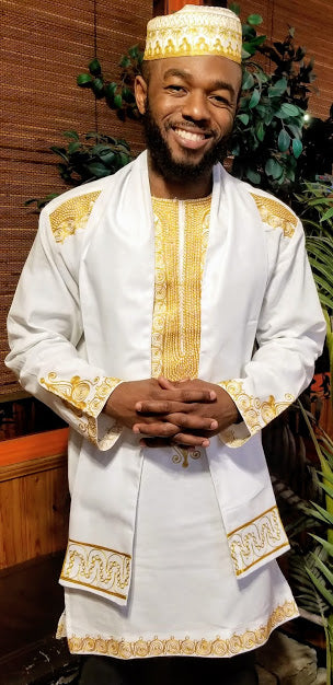 Asuah Inscribed African Hat-Kufi-DPH1005、mySite、solidvoid