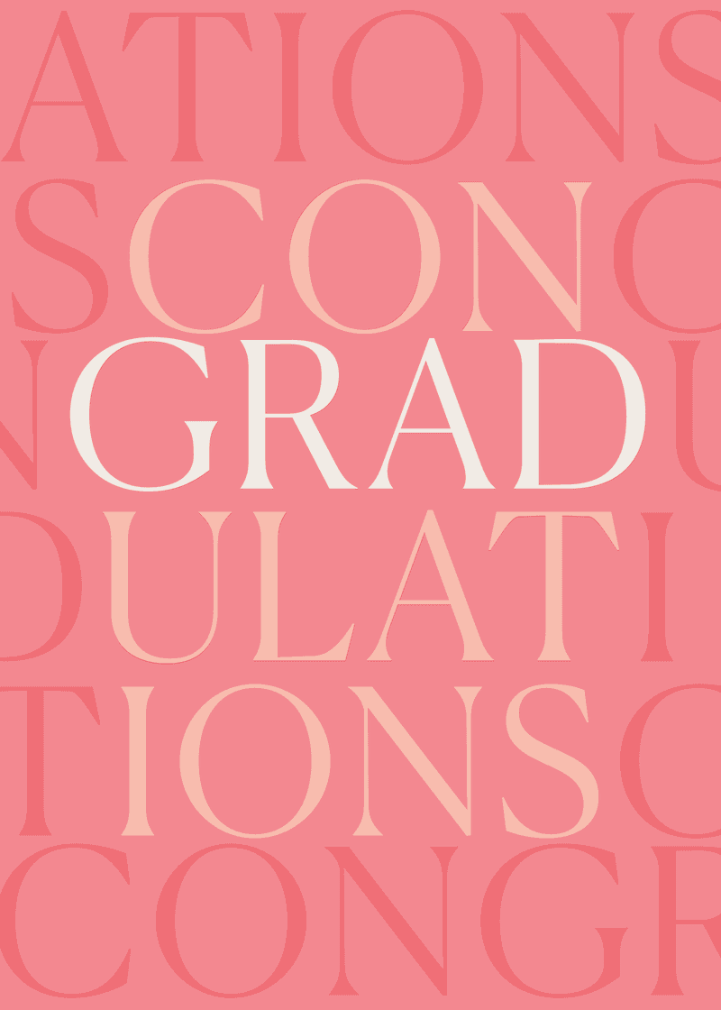 Graduation Congratulations Greeting Card、mySite、solidvoid