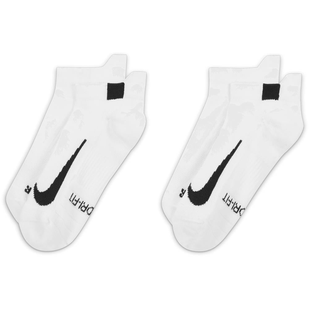 Nike Multiplier Max Low-Cut 2 Pack Socks - White