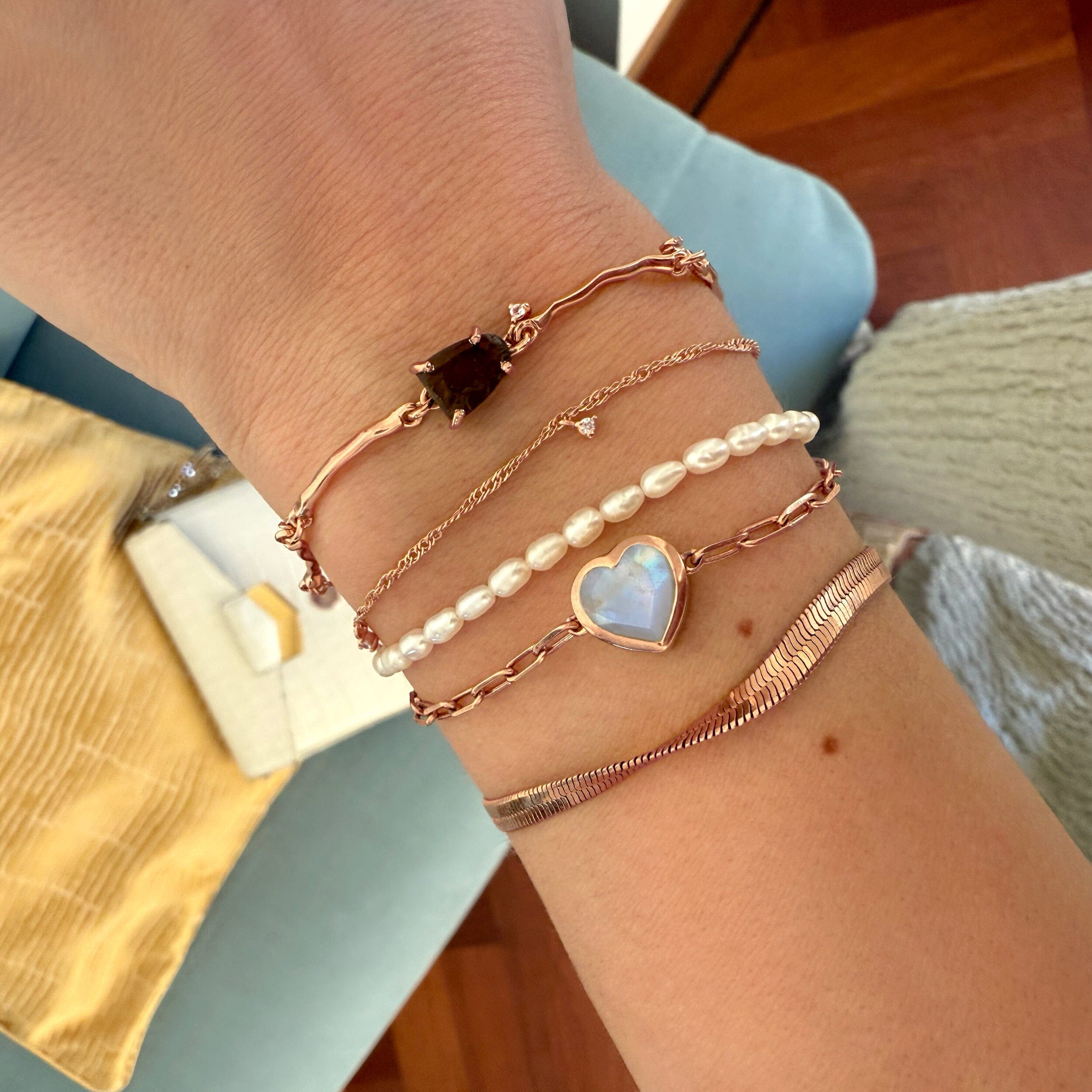 Raw Crystal Bracelet - Flow Smoky Quartz、mySite、hinf8tx79