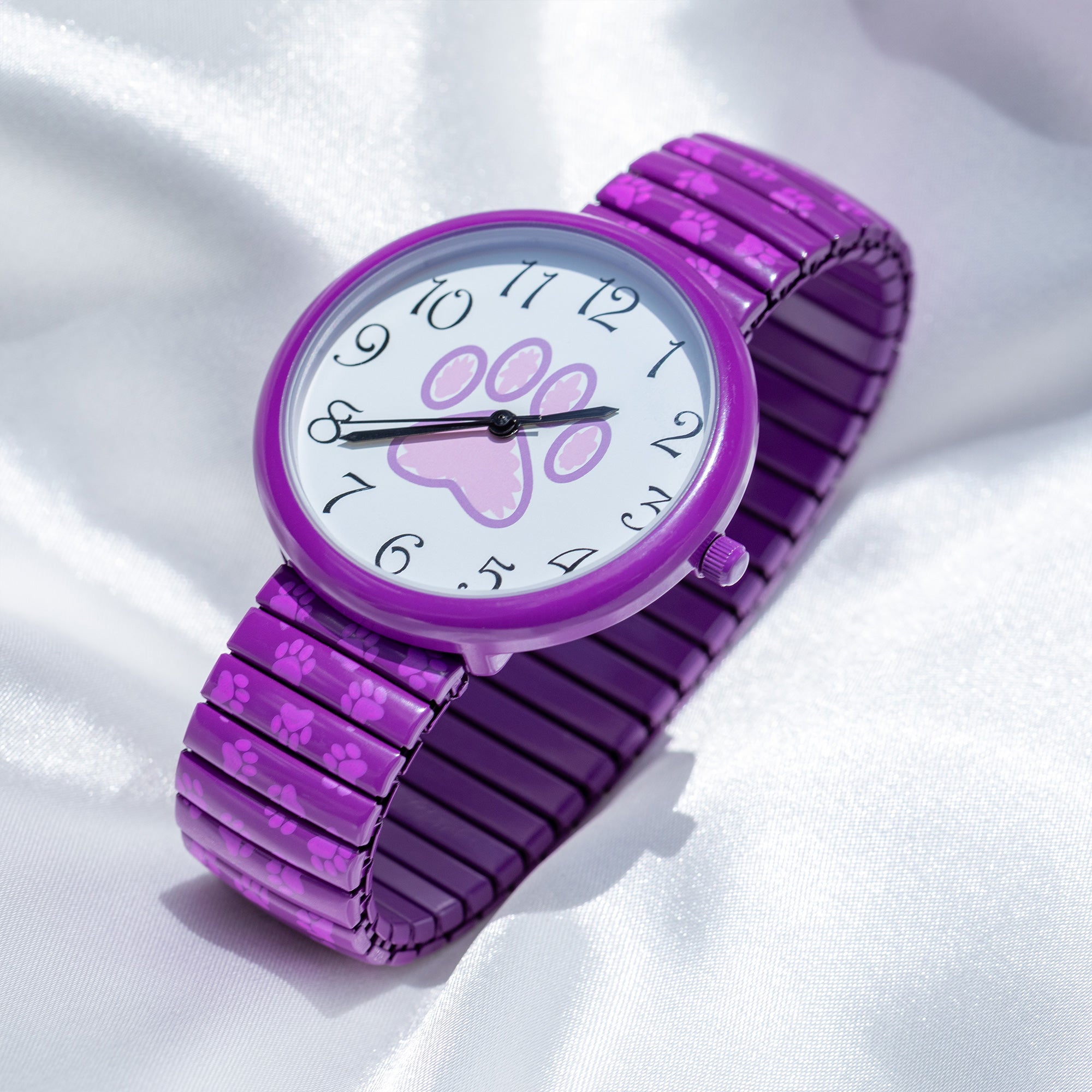 Paw Print Stretch Band Watch、mySite、camillekostekn