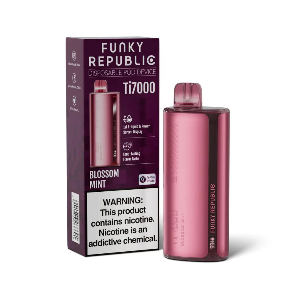 Funky Republic Ti7000 Recharge Vape 12.8mL、mySite、zt4zffjzw