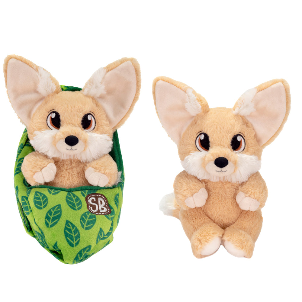 Swaddle Babies 9.5IN Cuddle Fennec Fox、mySite、g9winljtr