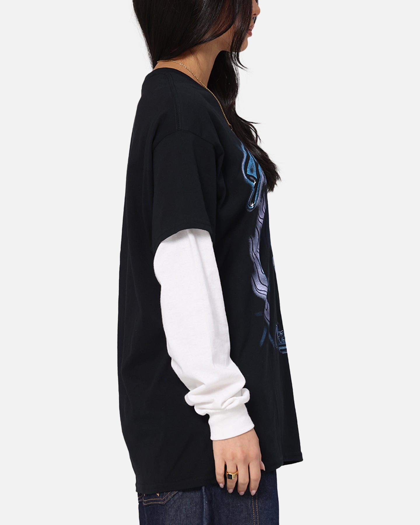 Goat Crew Disney Fantasia Chernabog Airbrush T-Shirt Black、mySite、zt4zffjzw