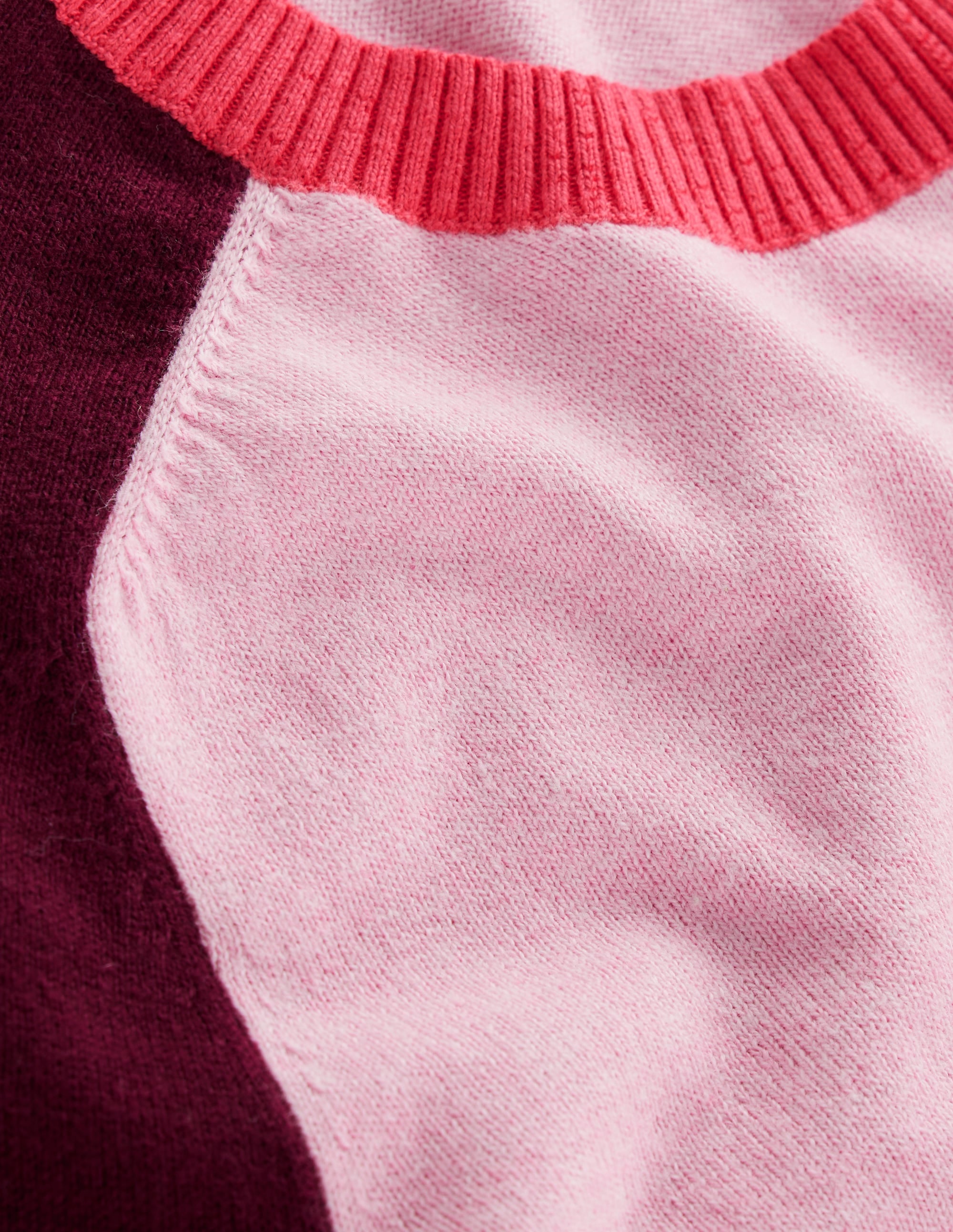  Meg Saddle Sleeve Jumper-Soft Pink, Colourblock、mySite、ashleygrahame