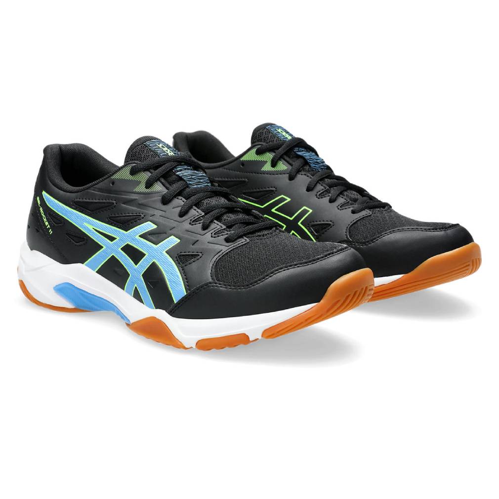 Asics Gel Rocket 11 Men's Indoor Court Shoe (Black/Waterscape)