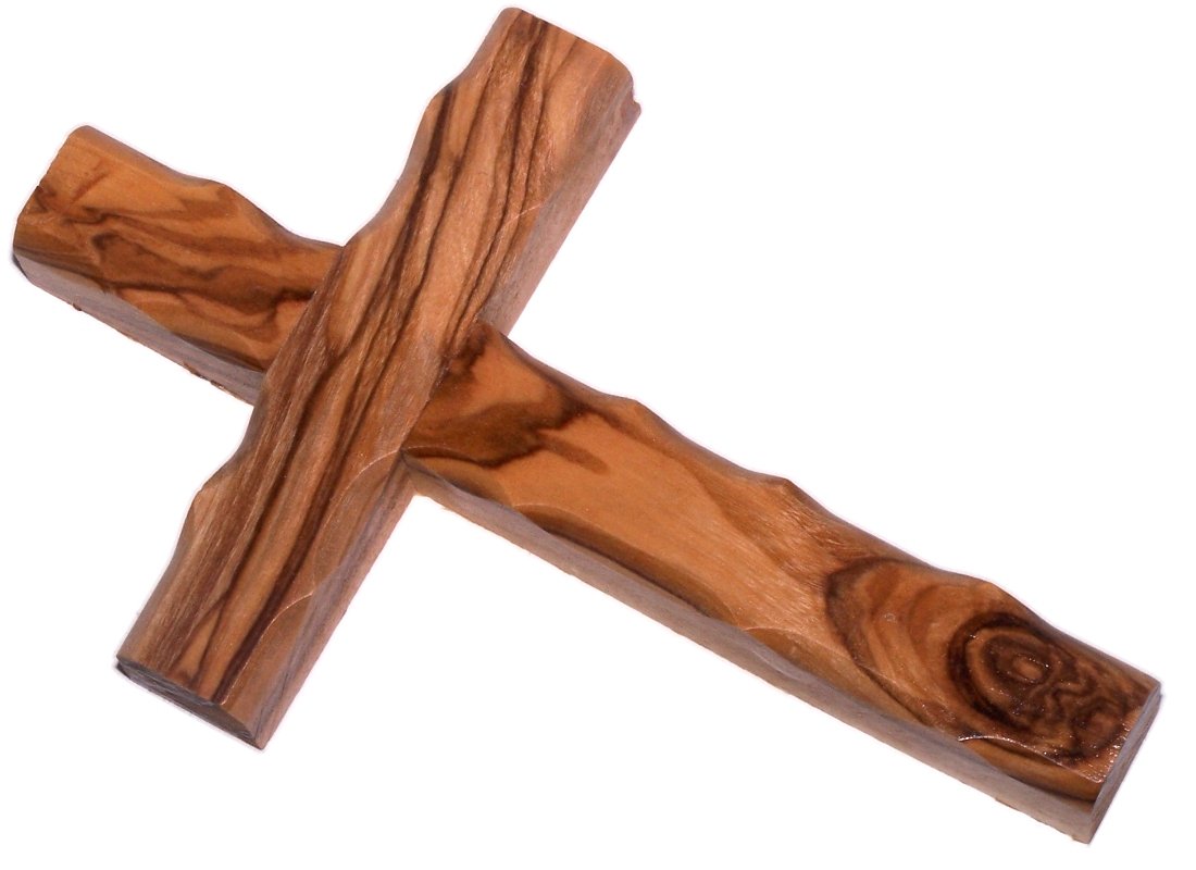 Holy Land Market Olive Wood Cross from Bethlehem with a Certificate and Lord Prayer Card、mySite、topwebapps