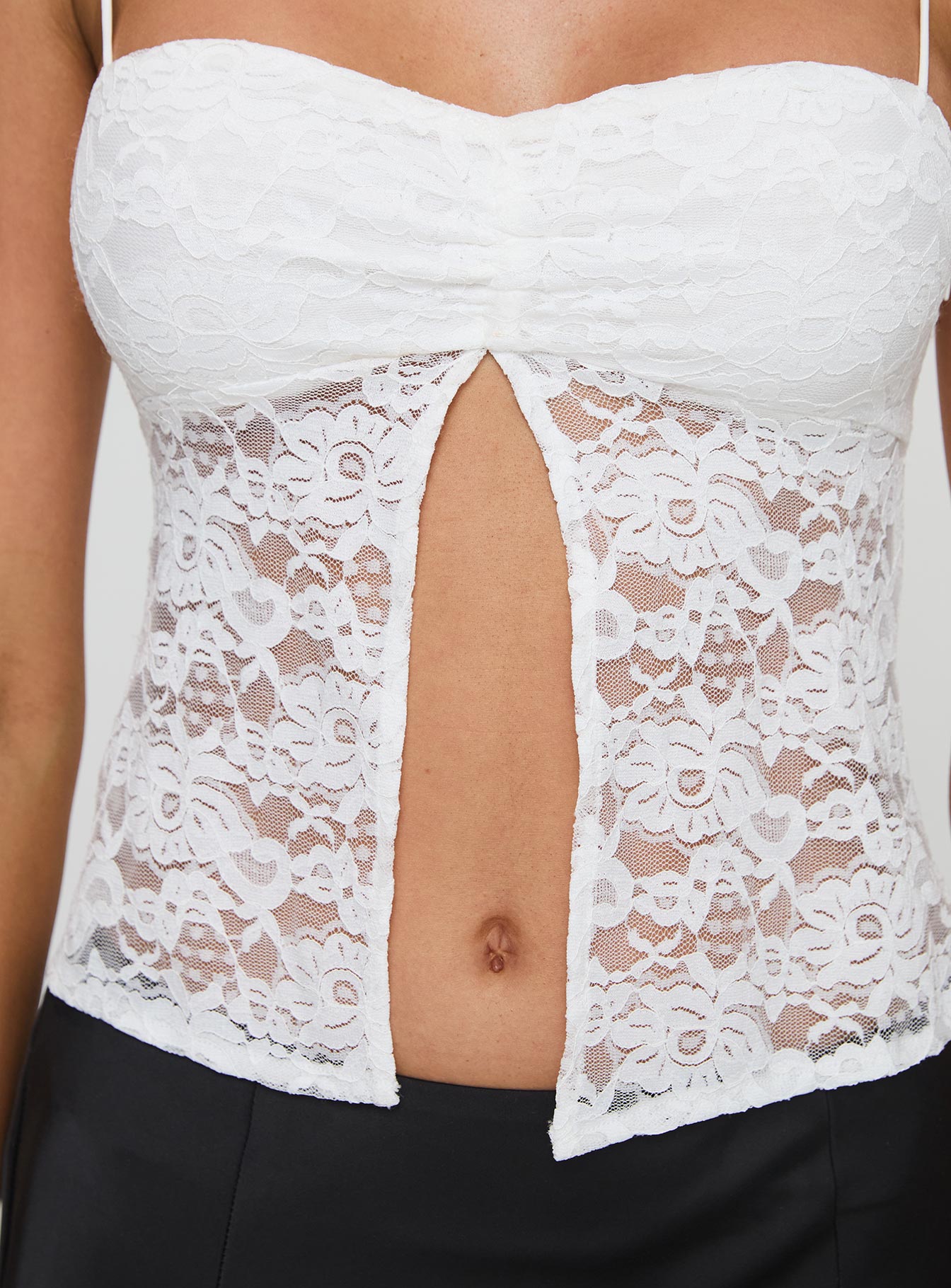 Pankma Lace Top White、mySite、solidvoid