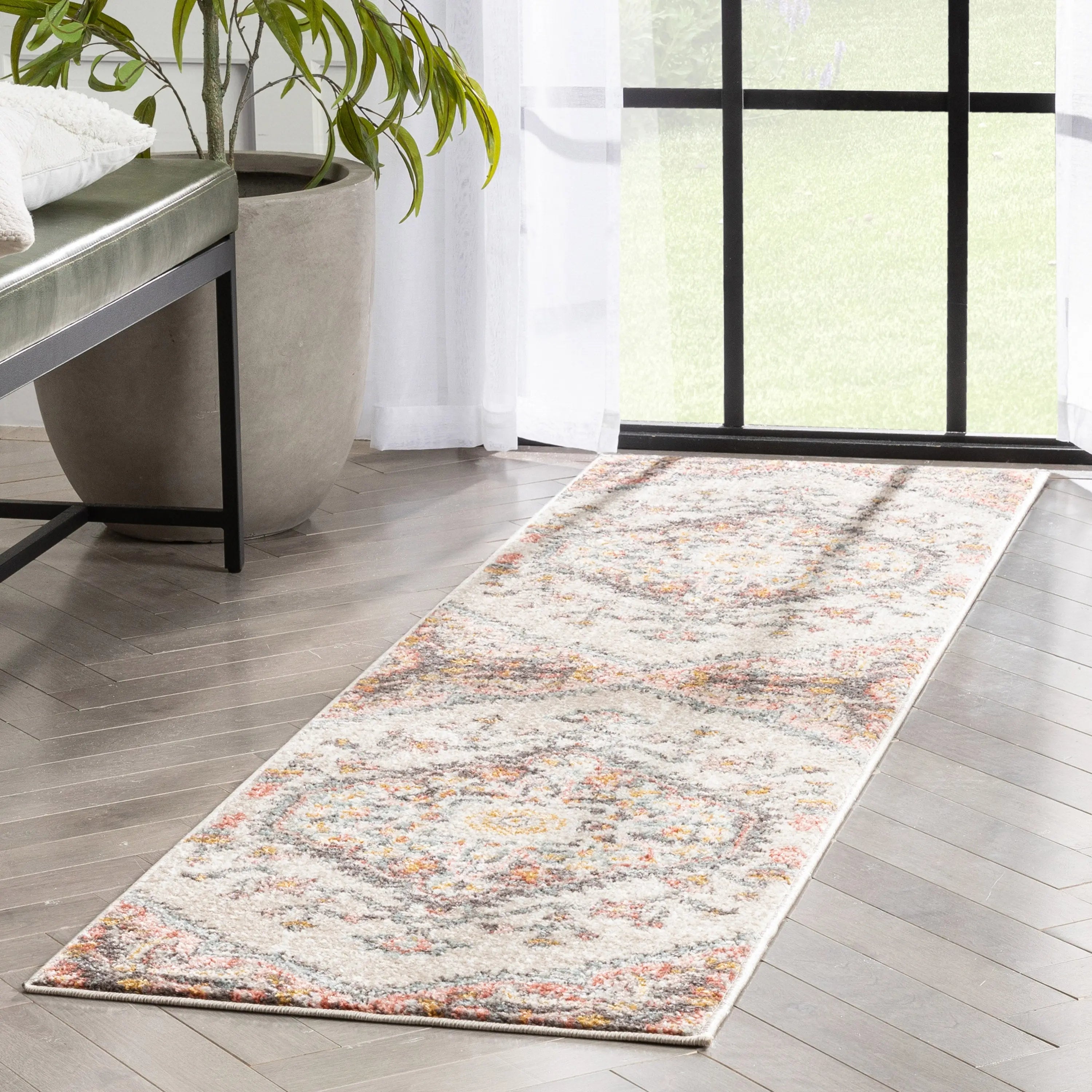 Gwendolyn Blush Bohemian Oriental Medallion Rug、mySite、gigharbornorthrealestate
