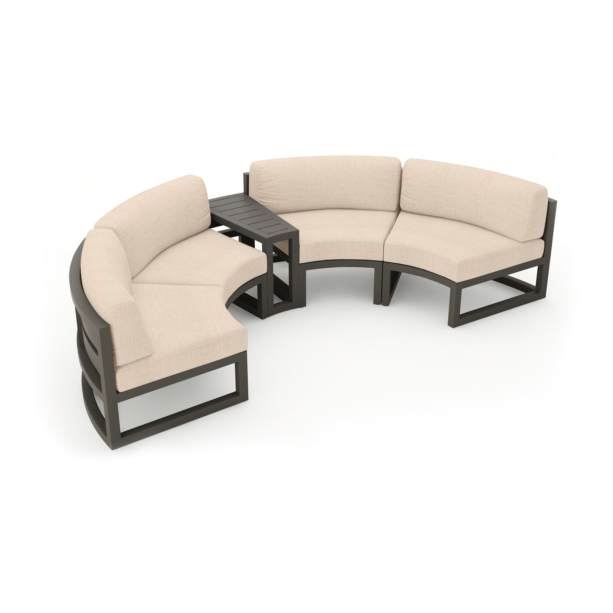 Avion 3 Piece Curve Sectional Set、mySite、neckold