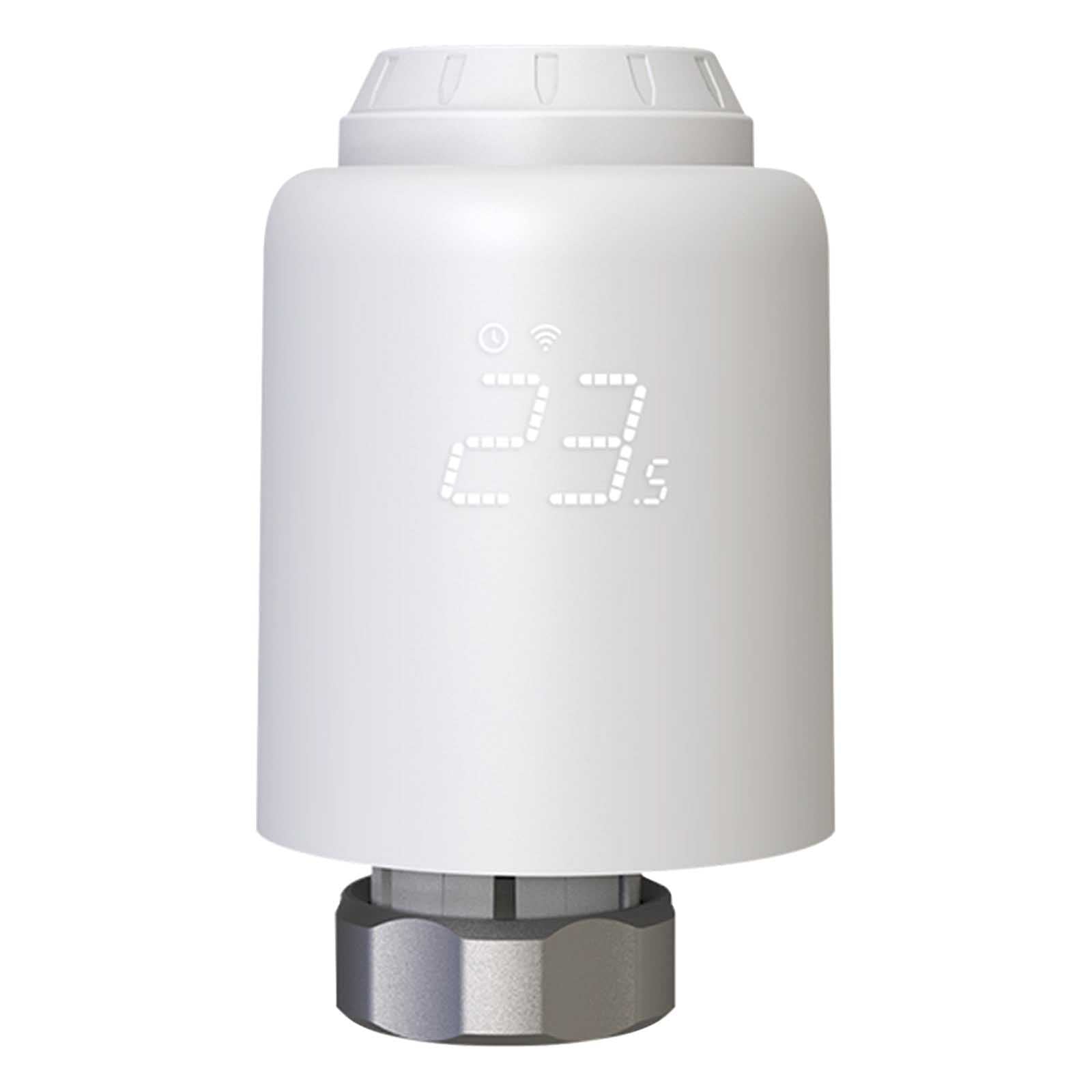 WiFi Smart Thermostatic Radiator Valve Anti-scale Mode Rotatable Screen Digital Heating TRV、mySite、fannypackpong