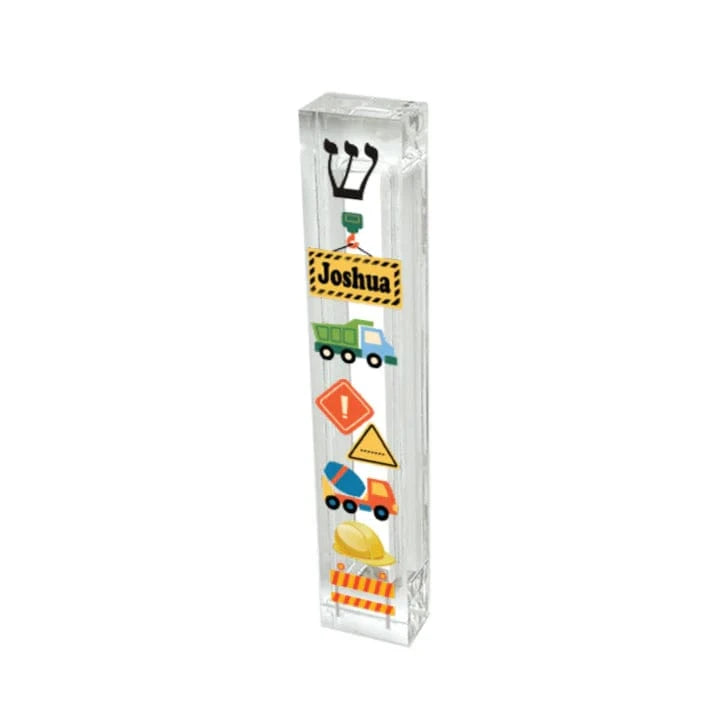 Personalized Acrylic Construction Mezuzah、mySite、topwebapps