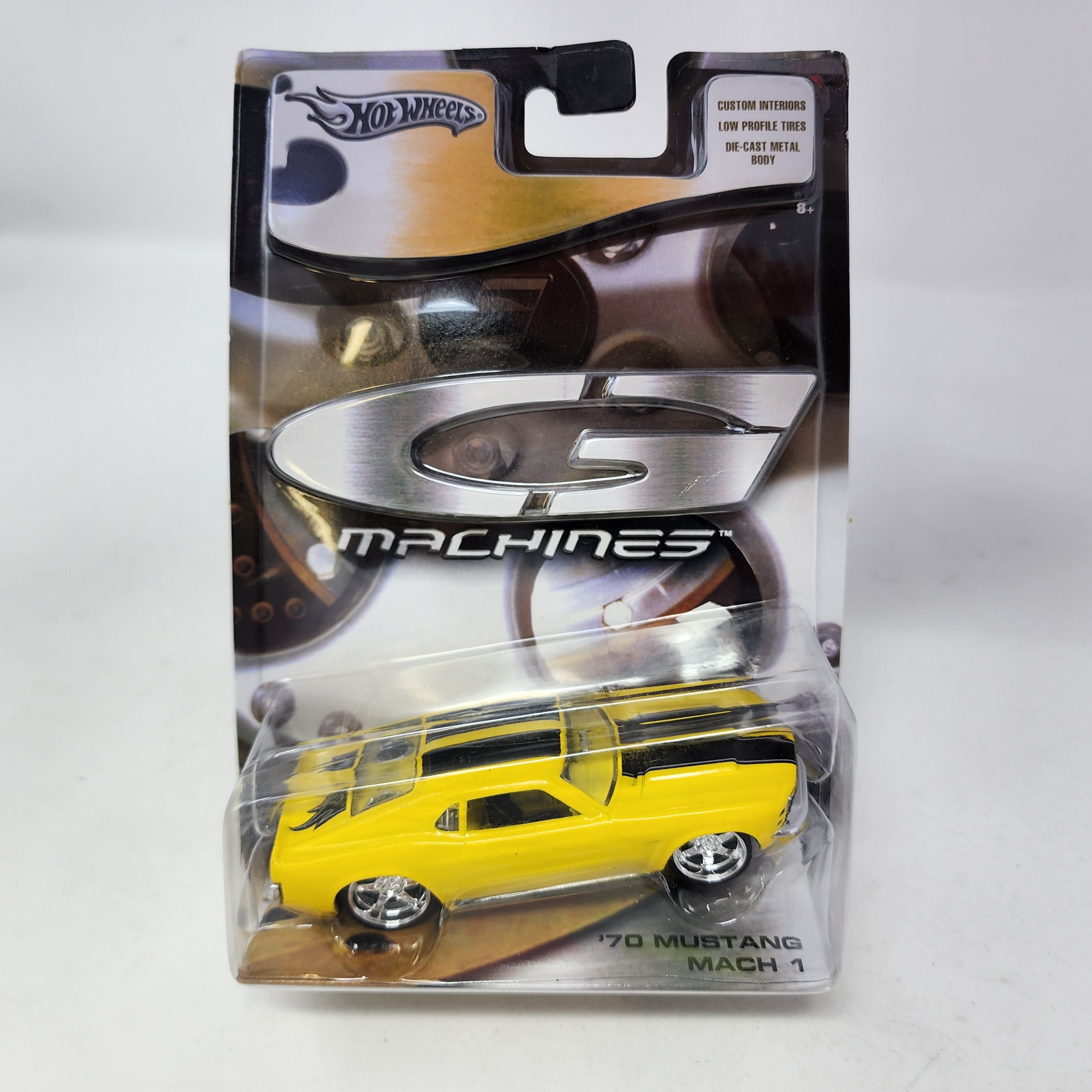 '70 Mustang Mach 1 * YELLOW * Hot Wheels G Machines * 1:50 Scale、mySite、hgirdovlk