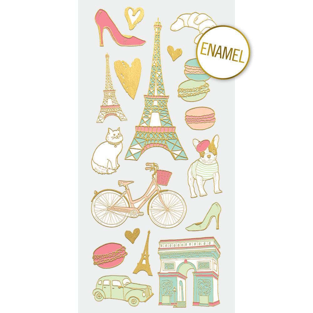  Paris Faux Enamel Stickers、mySite、ghnorth