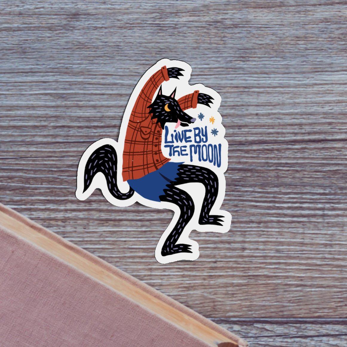  Live by The Moon Werewolf Fairytale Sticker、mySite、elrpsem3k
