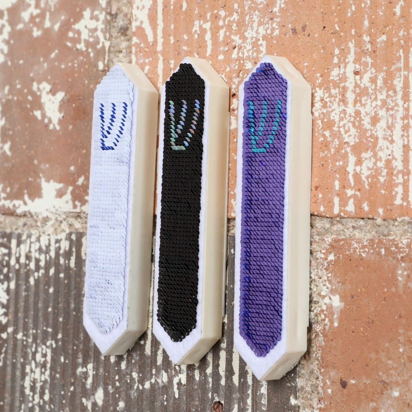 Flip Sequin Mezuzah Case - (Choice of Colors)、mySite、topwebapps