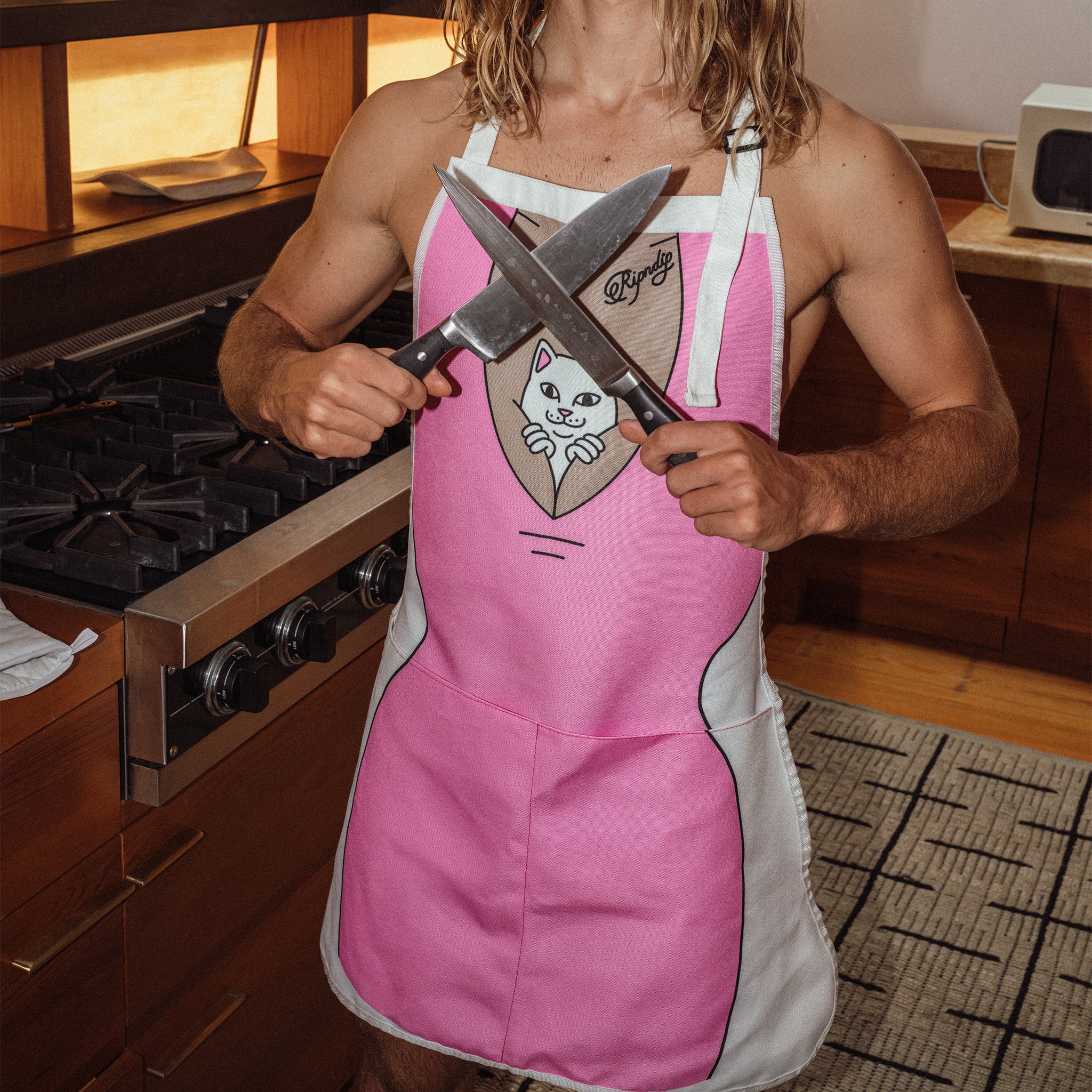  Guzungas Apron (White)、mySite、merchandisen