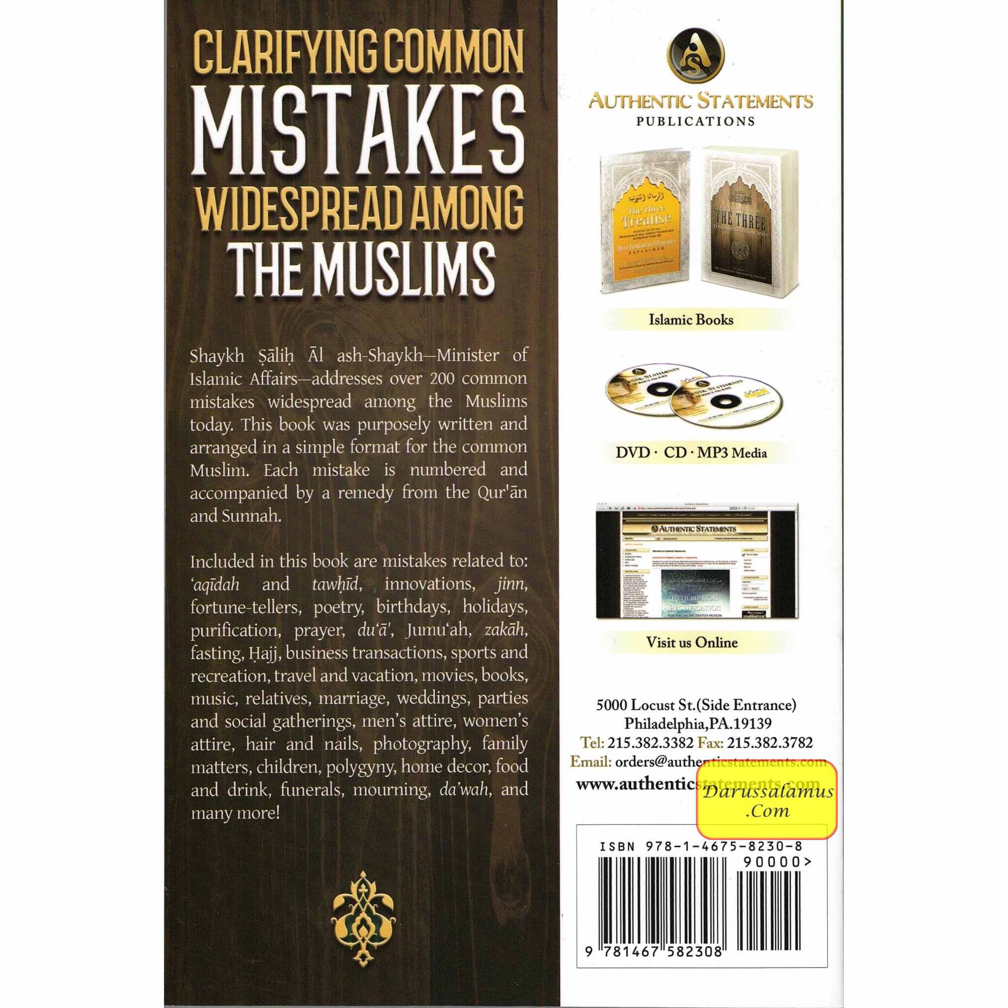 Clarifying Common Mistakes Widespread Among The Muslims、mySite、topwebapps