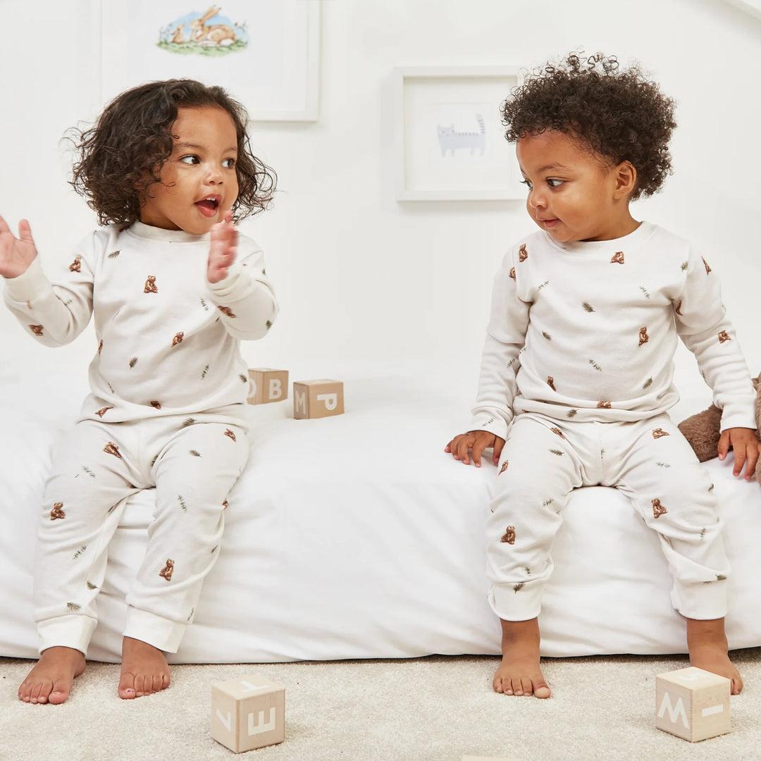  Rosa & Blue Pyjamas - Brown Bear、mySite、merchandisen
