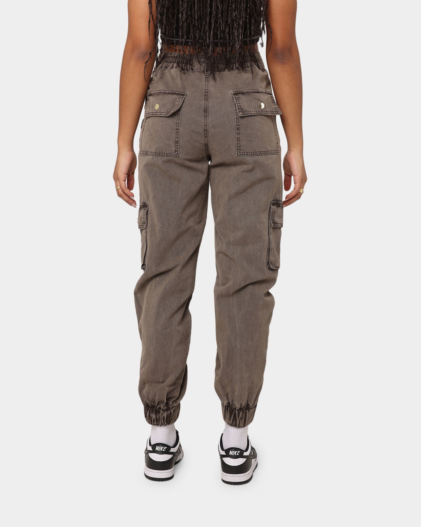 EN ES Women's Washed Cargo Pants Washed Brown、mySite、zt4zffjzw