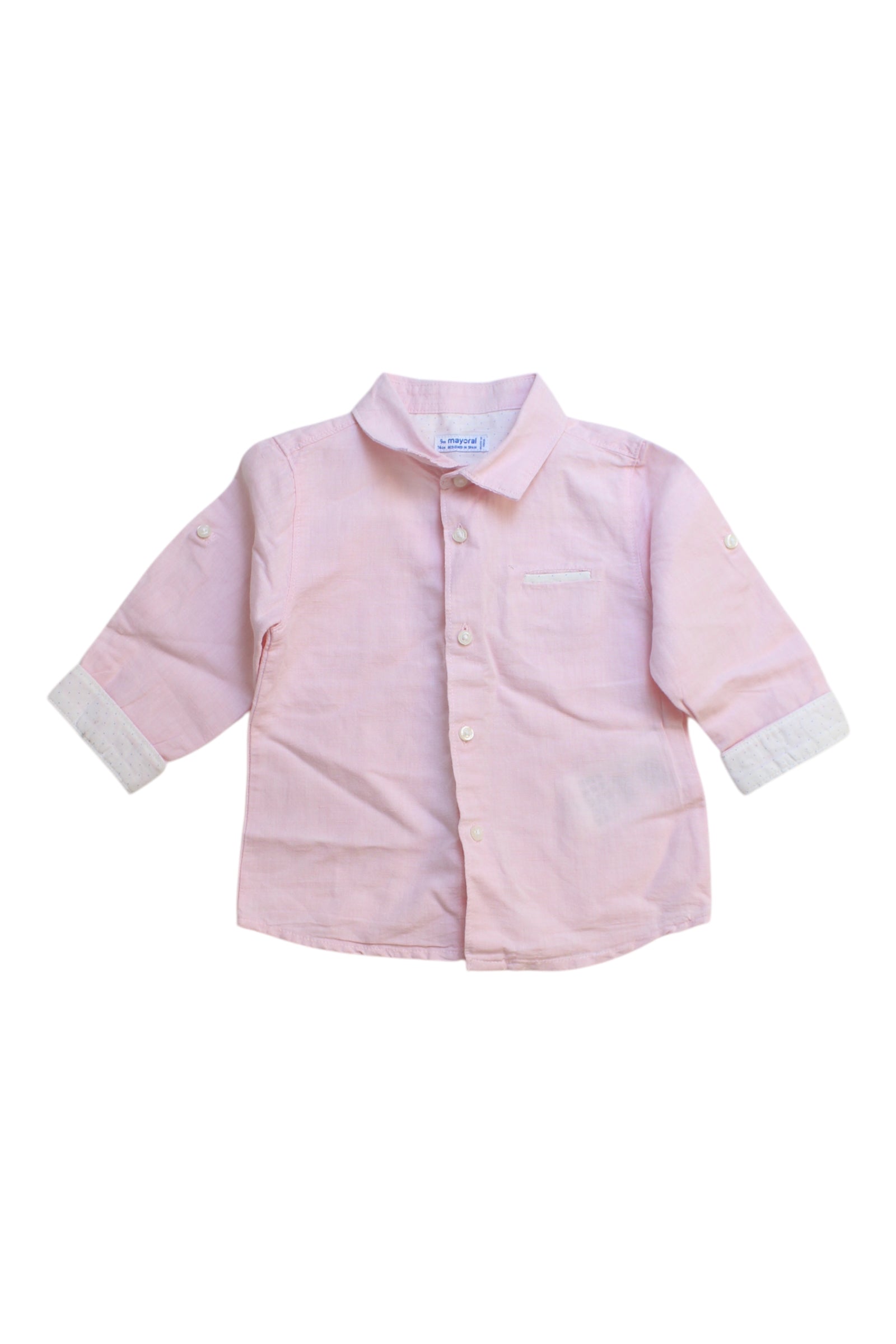 Mayoral Button Down Shirt 6-12M、mySite、g9winljtr