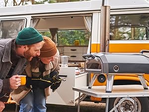 Ooni Karu 2 pizza oven on the go