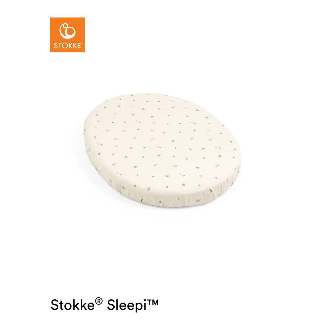  Stokke Sleepi Mini Fitted Sheet - Flower Ecru Osc、mySite、merchandisen