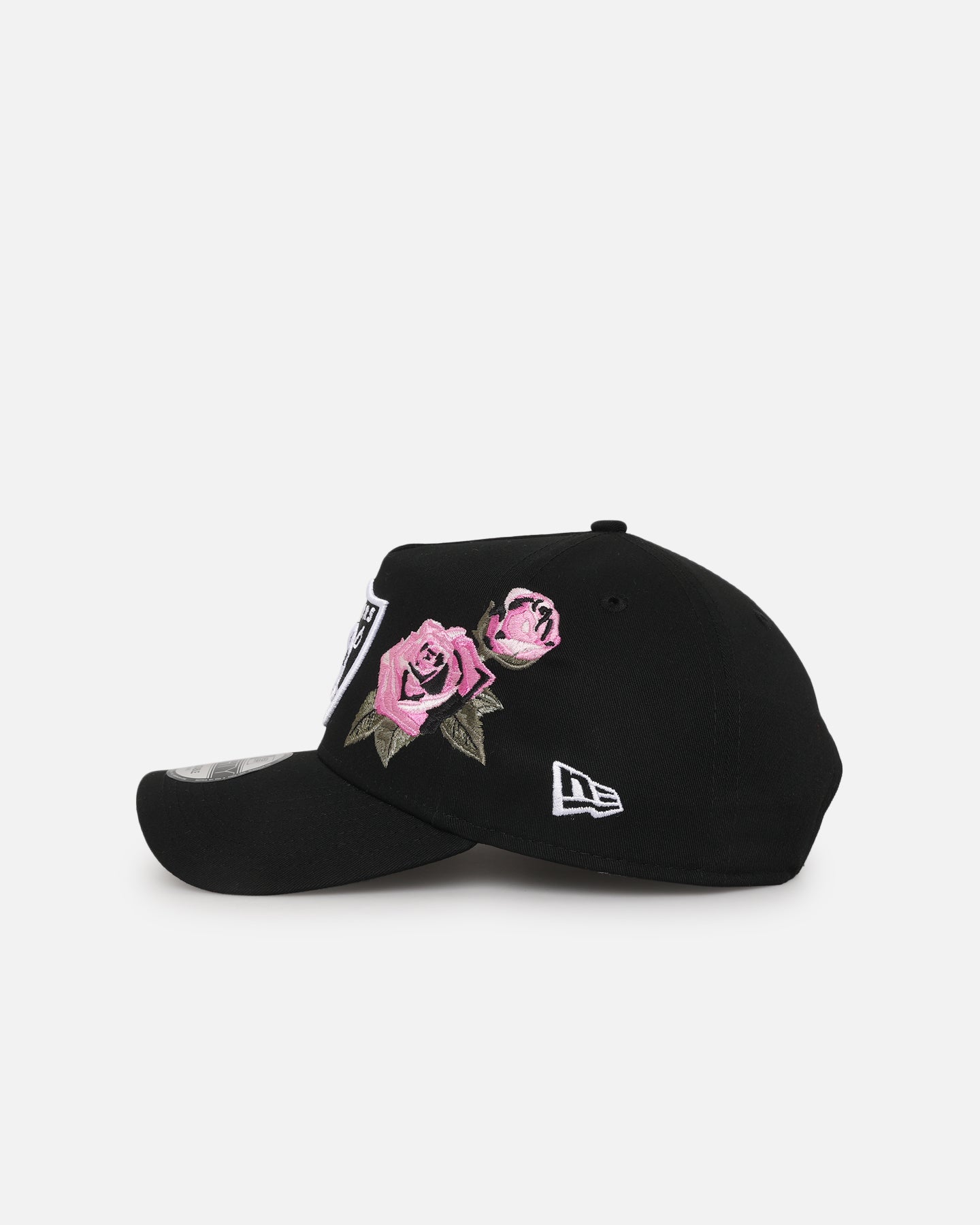 New Era Las Vegas Raiders 'Pink Rose Embroidery' 9FORTY A-Frame Snapback Black/Pink、mySite、zt4zffjzw