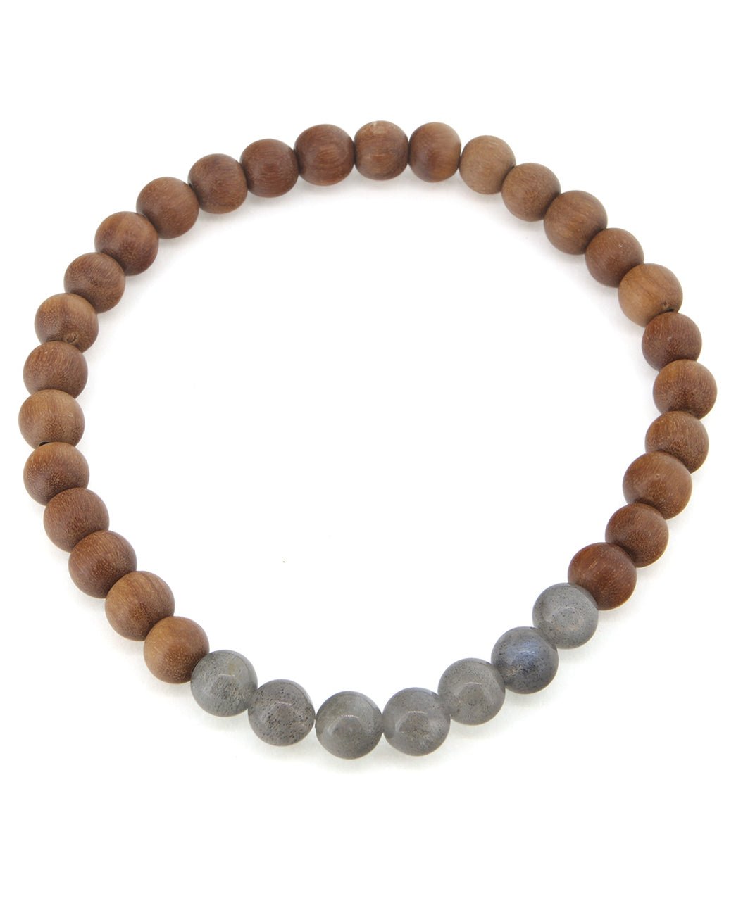 Gemstone and Sandalwood Mala Beaded Bracelet、mySite、topwebapps