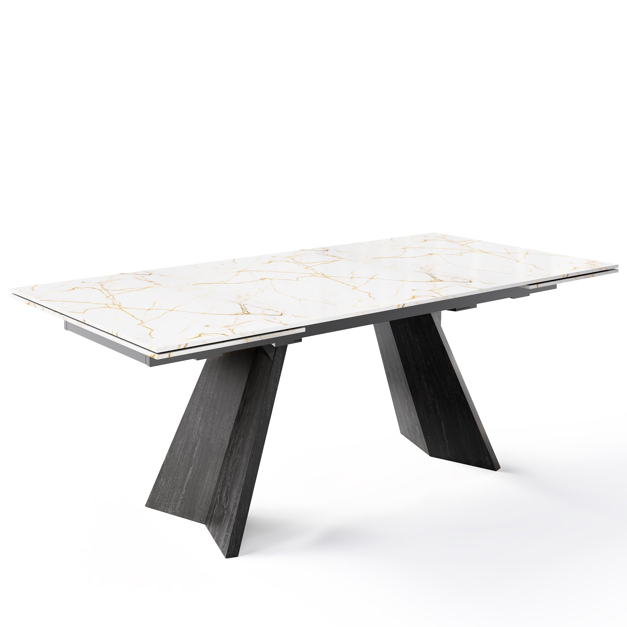  Icaro Extendable Dining Table with Marble and Ceramic Top Options、mySite、sugarbowlscore