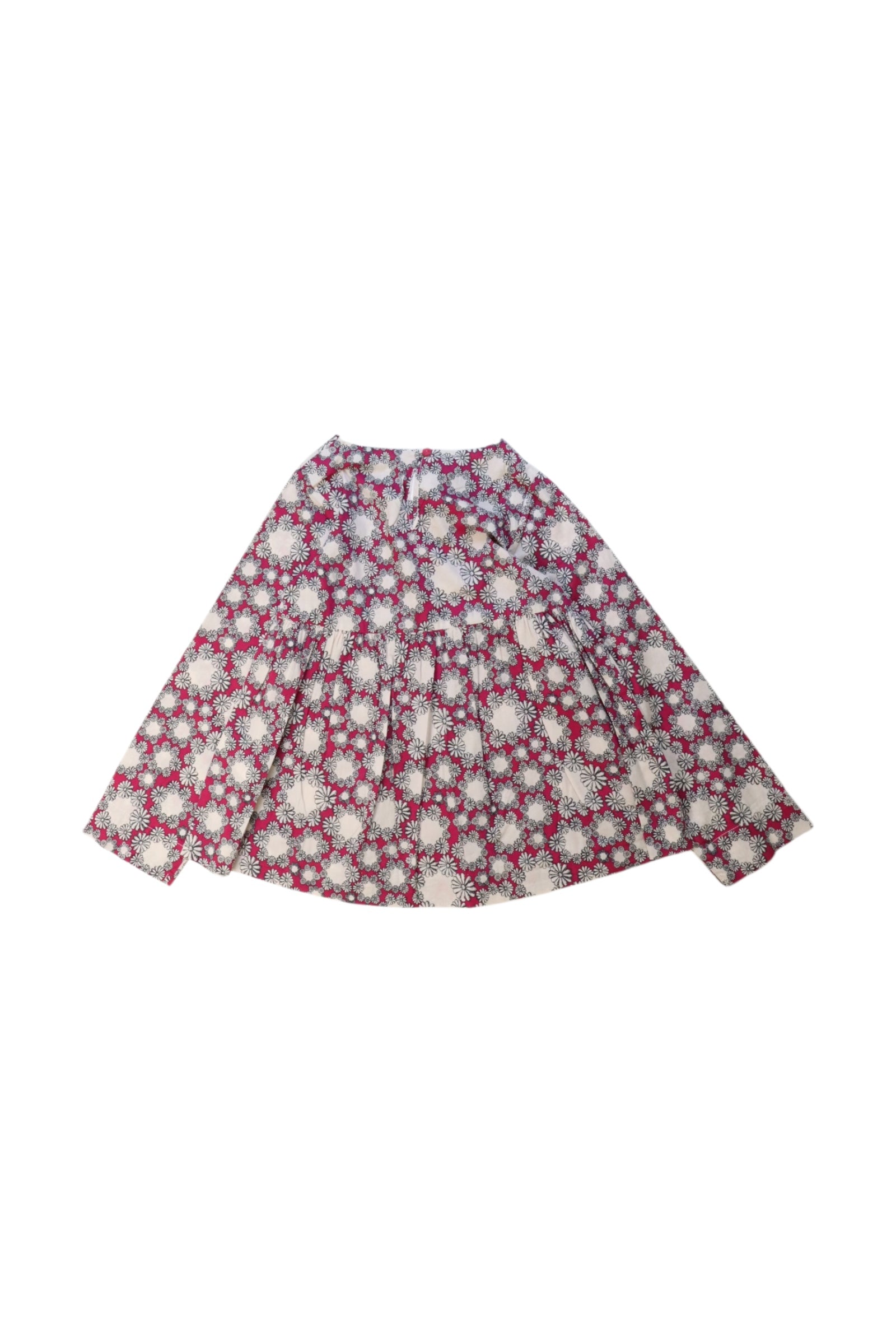 Jacadi Floral Long Sleeve Dress 6T、mySite、g9winljtr